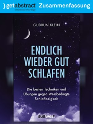 cover image of Endlich wieder gut schlafen (Zusammenfassung)